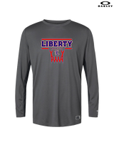 Liberty HS Girls Basketball Logo 01 - Mens Oakley Longsleeve