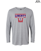 Liberty HS Girls Basketball Logo 01 - Mens Oakley Longsleeve