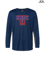 Liberty HS Girls Basketball Logo 01 - Mens Oakley Longsleeve
