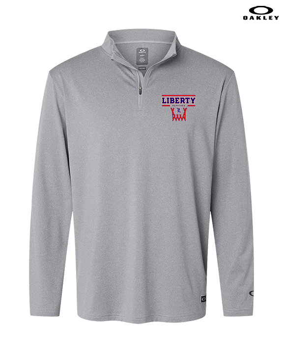 Liberty HS Girls Basketball Logo 01 - Mens Oakley Quarter Zip