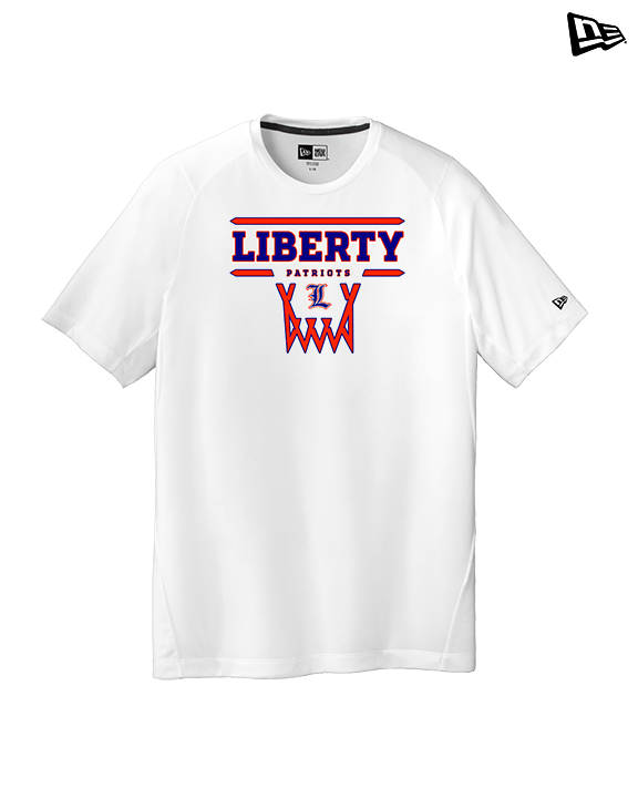 Liberty HS Girls Basketball Logo 01 - New Era Performance Shirt