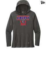 Liberty HS Girls Basketball Logo 01 - New Era Tri-Blend Hoodie