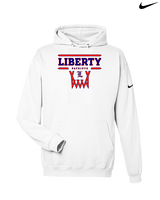 Liberty HS Girls Basketball Logo 01 - Nike Club Fleece Hoodie