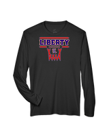 Liberty HS Girls Basketball Logo 01 - Performance Longsleeve