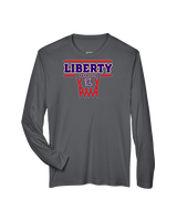 Liberty HS Girls Basketball Logo 01 - Performance Longsleeve