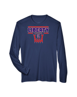 Liberty HS Girls Basketball Logo 01 - Performance Longsleeve