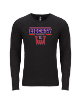 Liberty HS Girls Basketball Logo 01 - Tri-Blend Long Sleeve