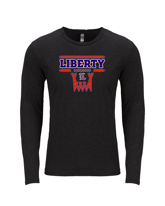 Liberty HS Girls Basketball Logo 01 - Tri-Blend Long Sleeve