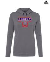 Liberty HS Girls Basketball Logo 01 - Womens Adidas Hoodie