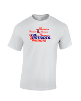 Liberty HS Girls Basketball Logo 02 - Cotton T-Shirt