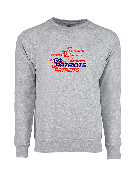 Liberty HS Girls Basketball Logo 02 - Crewneck Sweatshirt