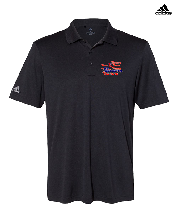 Liberty HS Girls Basketball Logo 02 - Mens Adidas Polo
