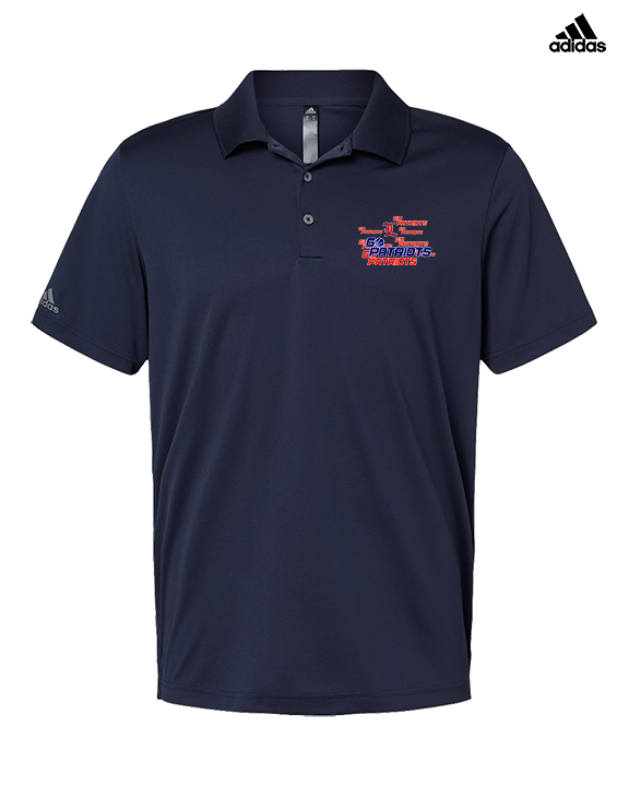 Liberty HS Girls Basketball Logo 02 - Mens Adidas Polo