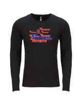 Liberty HS Girls Basketball Logo 02 - Tri-Blend Long Sleeve