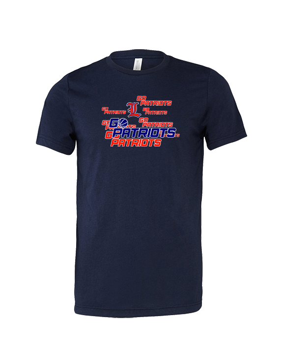 Liberty HS Girls Basketball Logo 02 - Tri-Blend Shirt