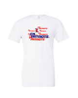 Liberty HS Girls Basketball Logo 02 - Tri-Blend Shirt