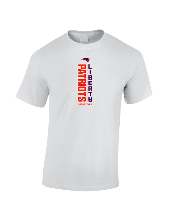 Liberty HS Girls Basketball Logo 03 - Cotton T-Shirt