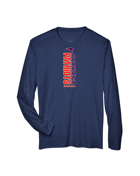 Liberty HS Girls Basketball Logo 03 - Performance Longsleeve