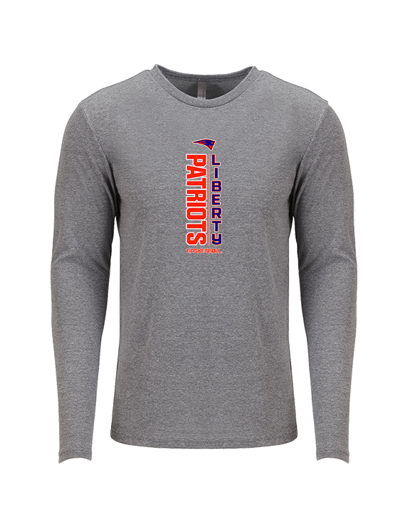 Liberty HS Girls Basketball Logo 03 - Tri-Blend Long Sleeve