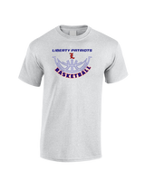 Liberty HS Girls Basketball Outline - Cotton T-Shirt