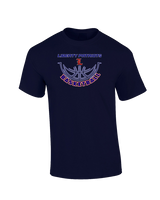 Liberty HS Girls Basketball Outline - Cotton T-Shirt