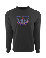Liberty HS Girls Basketball Outline - Crewneck Sweatshirt