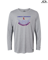 Liberty HS Girls Basketball Outline - Mens Oakley Longsleeve
