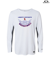 Liberty HS Girls Basketball Outline - Mens Oakley Longsleeve