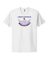 Liberty HS Girls Basketball Outline - Mens Select Cotton T-Shirt