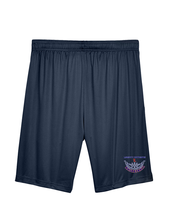 Liberty HS Girls Basketball Outline - Mens Training Shorts with Pockets
