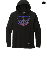 Liberty HS Girls Basketball Outline - New Era Tri-Blend Hoodie