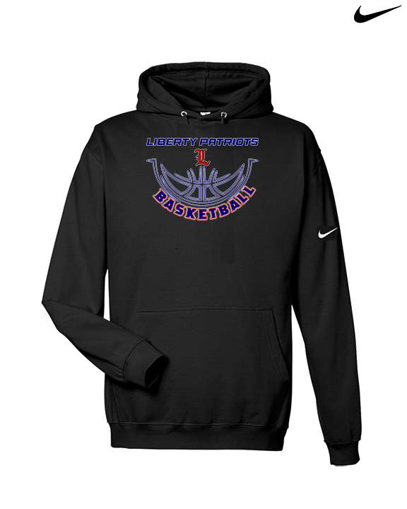 Liberty HS Girls Basketball Outline - Nike Club Fleece Hoodie