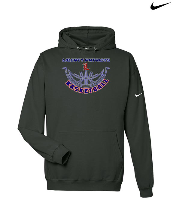 Liberty HS Girls Basketball Outline - Nike Club Fleece Hoodie