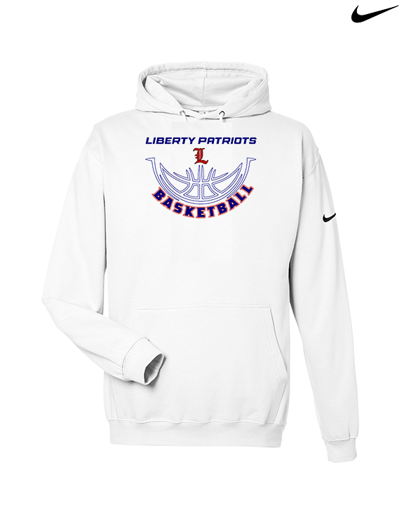 Liberty HS Girls Basketball Outline - Nike Club Fleece Hoodie