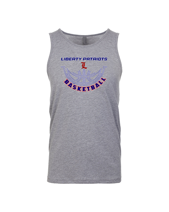 Liberty HS Girls Basketball Outline - Tank Top