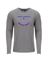 Liberty HS Girls Basketball Outline - Tri-Blend Long Sleeve