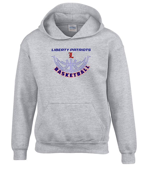 Liberty HS Girls Basketball Outline - Unisex Hoodie