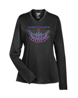 Liberty HS Girls Basketball Outline - Womens Performance Longsleeve