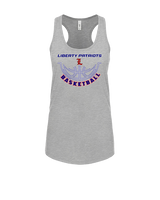 Liberty HS Girls Basketball Outline - Womens Tank Top