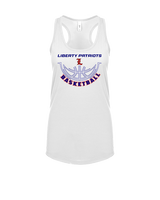 Liberty HS Girls Basketball Outline - Womens Tank Top