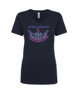 Liberty HS Girls Basketball Outline - Womens Vneck