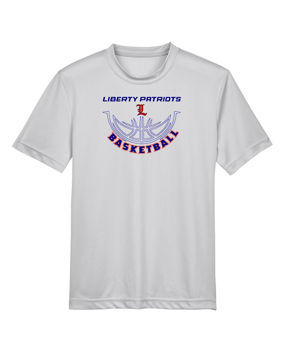 Liberty HS Girls Basketball Outline - Youth Performance Shirt