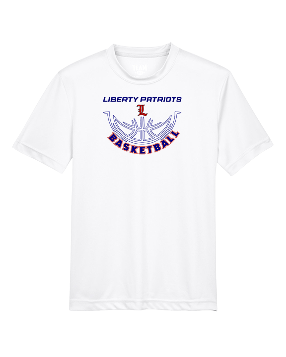 Liberty HS Girls Basketball Outline - Youth Performance Shirt