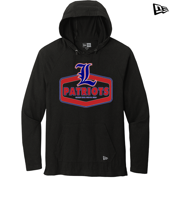 Liberty HS Girls Soccer Board - New Era Tri-Blend Hoodie