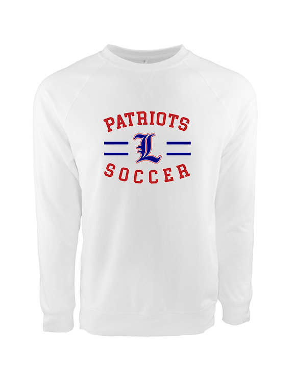 Liberty HS Girls Soccer Curve - Crewneck Sweatshirt