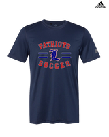 Liberty HS Girls Soccer Curve - Mens Adidas Performance Shirt