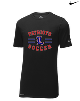 Liberty HS Girls Soccer Curve - Mens Nike Cotton Poly Tee