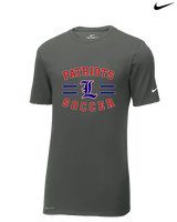 Liberty HS Girls Soccer Curve - Mens Nike Cotton Poly Tee
