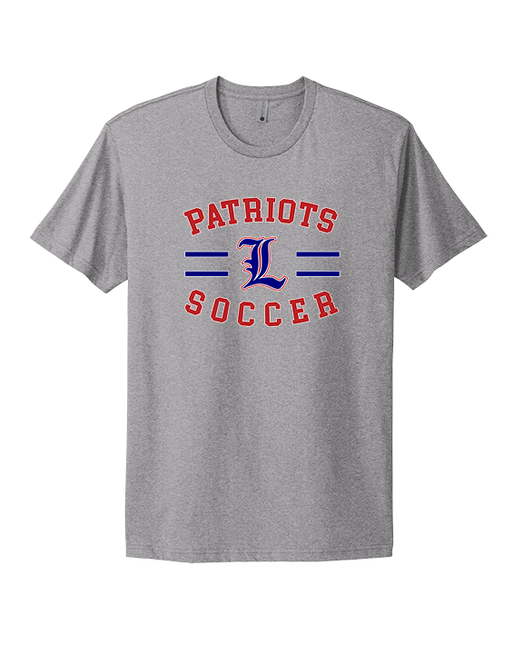 Liberty HS Girls Soccer Curve - Mens Select Cotton T-Shirt