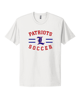 Liberty HS Girls Soccer Curve - Mens Select Cotton T-Shirt